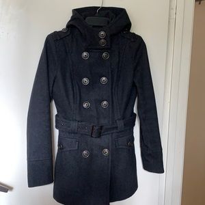 Miss 60 charcoal gray size s coat